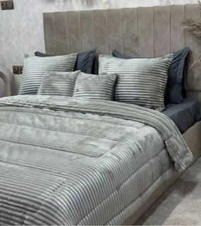 روتختی دونفره مخمل کبریتی 8 تکه